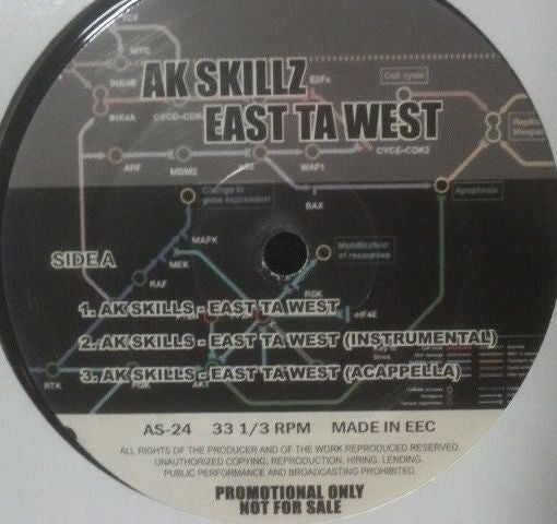 Ak Skills / Shamus : East Ta West / Big Willie Style (12", Unofficial)