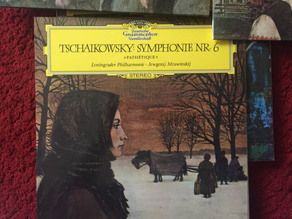 Tchaikovsky* - Leningrad Philharmonic Orchestra, Evgeny Mravinsky : Symphonies Nos. 4,5 & 6 "Pathétique" (3xLP, Ltd, Num, RM)