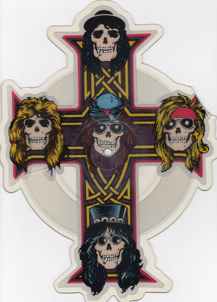 Guns N' Roses : Sweet Child O' Mine (Remix) (7", Shape, Pic)