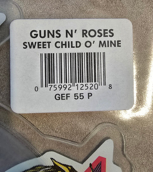 Guns N' Roses : Sweet Child O' Mine (Remix) (7", Shape, Pic)