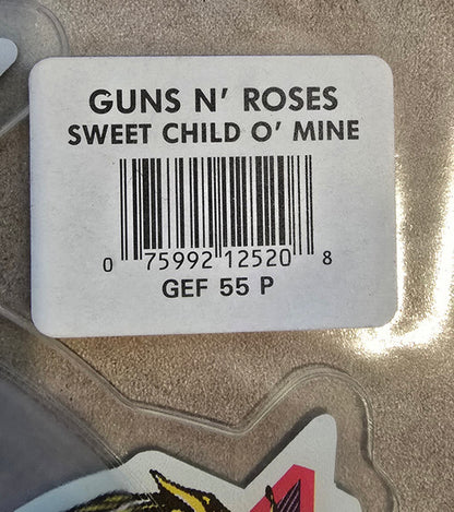 Guns N' Roses : Sweet Child O' Mine (Remix) (7", Shape, Pic)