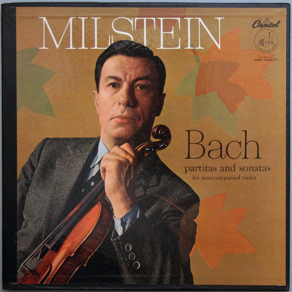 Milstein*, Bach* : Partitas And Sonatas (For Unaccompanied Violin) (3xLP, Mono, Scr + Box)