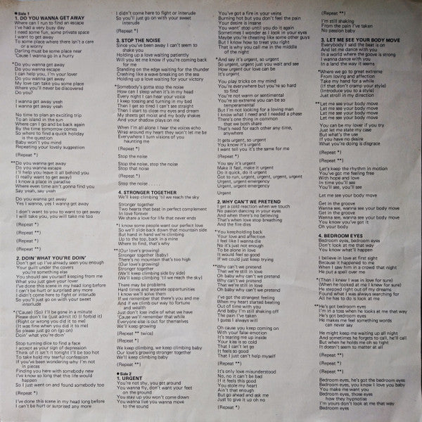 Shannon : Do You Wanna Get Away (LP, Album)
