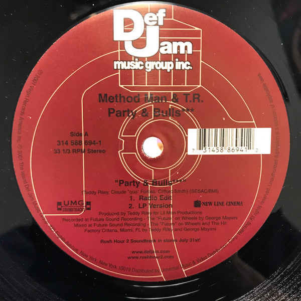 Method Man & T.R.* : Party & Bulls*** (12")