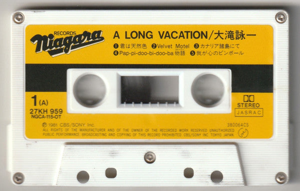 Eiichi Ohtaki : A Long Vacation (Cass, Album)