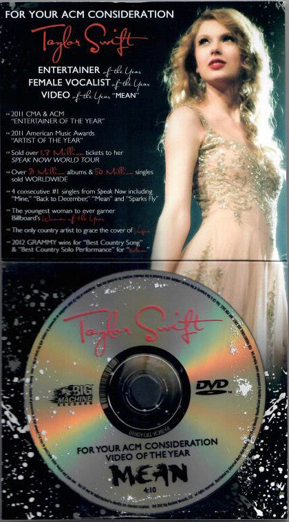 Taylor Swift : Seeing Is Believing ACM Promo - Speak Now World Tour Live  (CD, Album, Single, Promo, S/Edition, Sli + DVD, Al)