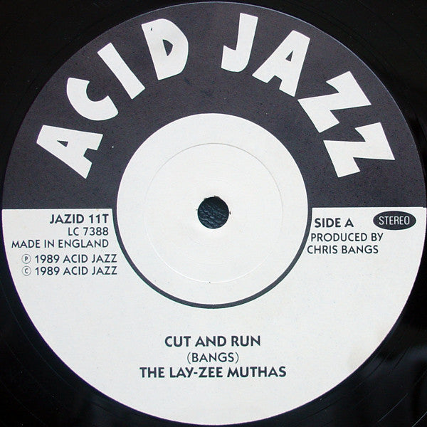 Layzee Muthas : Cut And Run (12")