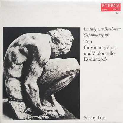 Ludwig van Beethoven, Suske-Trio : Trio Für Violine, Viola Und Violoncello Es-Dur Op. 3 (LP)