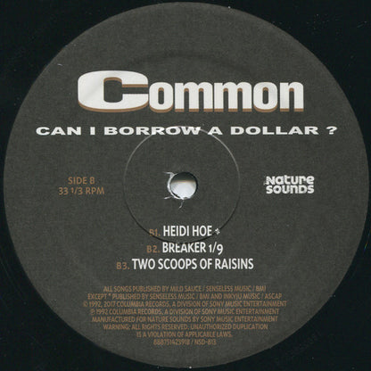 Common : Can I Borrow A Dollar? (2xLP, Album, RE + 7")