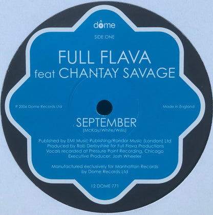 Full Flava Feat Chantay Savage : September (12")