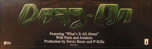 Drag-On : What's It All About (12", Promo)