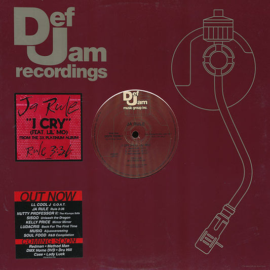 Ja Rule : I Cry (12", Promo)