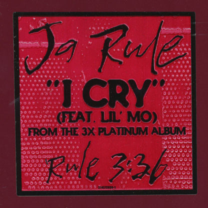 Ja Rule : I Cry (12", Promo)