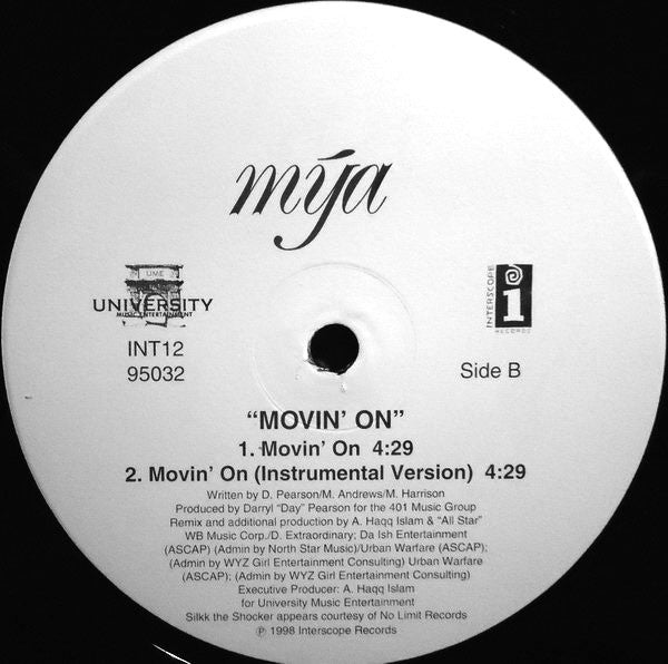 Mýa* : Movin' On (12")