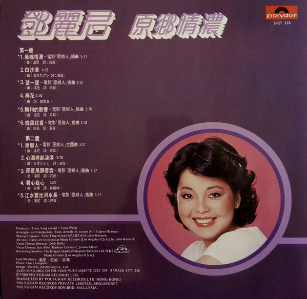 鄧麗君* : 原鄉情濃 (LP, Album)