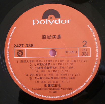 鄧麗君* : 原鄉情濃 (LP, Album)
