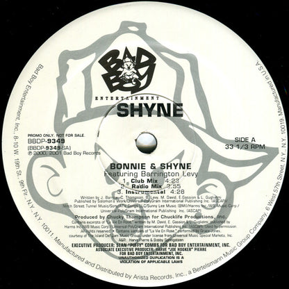 Shyne : Bonnie & Shyne (12", Promo)