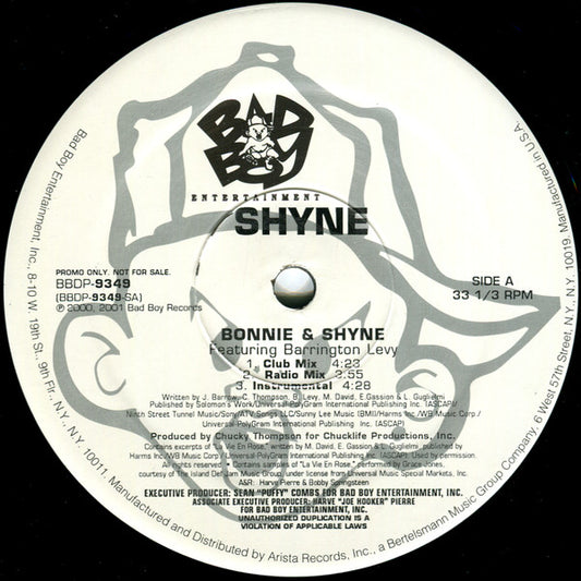 Shyne : Bonnie & Shyne (12", Promo)