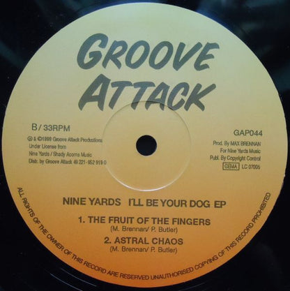 Nine Yards Orchestra : I'll Be Your Dog (12", EP)