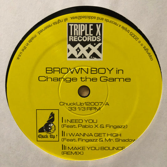 Brown Boy : Change The Game (12", EP)