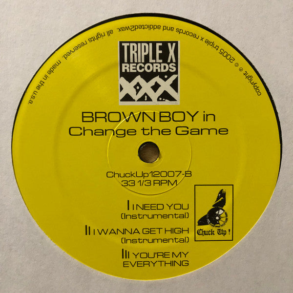 Brown Boy : Change The Game (12", EP)