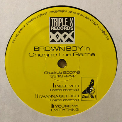 Brown Boy : Change The Game (12", EP)