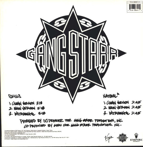 Gang Starr : Skills / Natural (12")