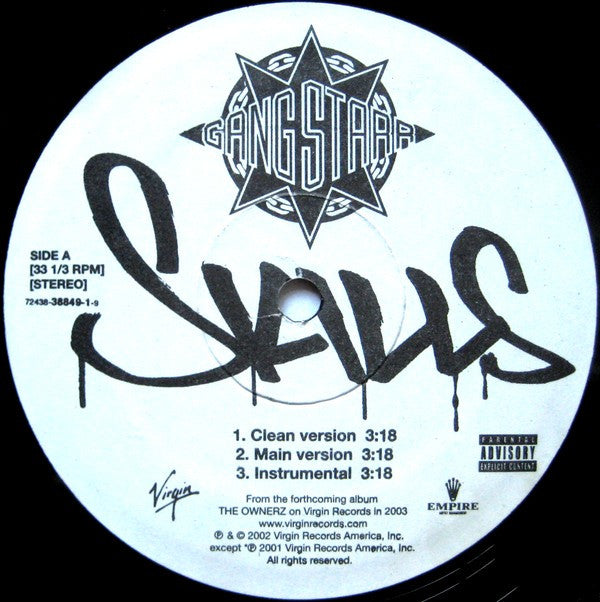 Gang Starr : Skills / Natural (12")