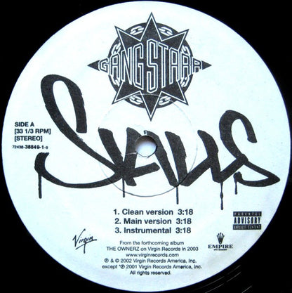Gang Starr : Skills / Natural (12")