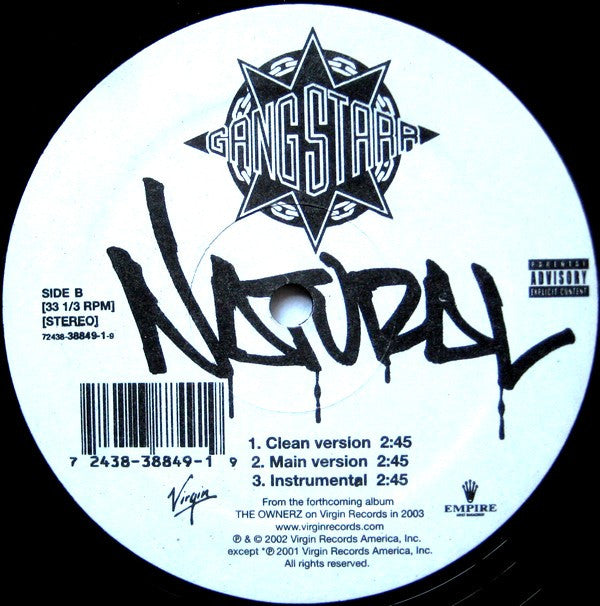 Gang Starr : Skills / Natural (12")