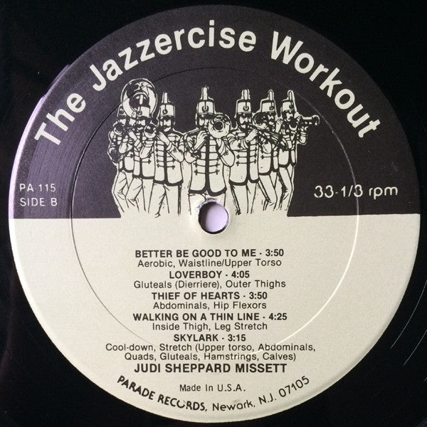 Judi Sheppard Missett : The Jazzercise Workout (LP)
