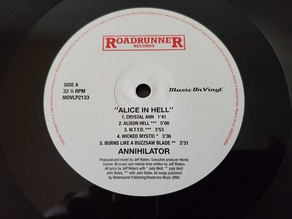 Annihilator (2) : Alice In Hell (LP, Album, RE, 180)