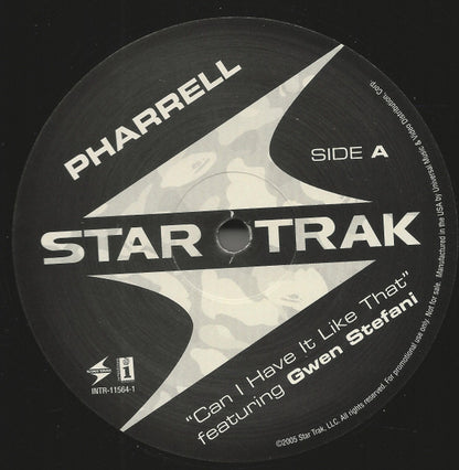 Pharrell* Featuring Gwen Stefani : Can I Have It Like That (12", Promo)
