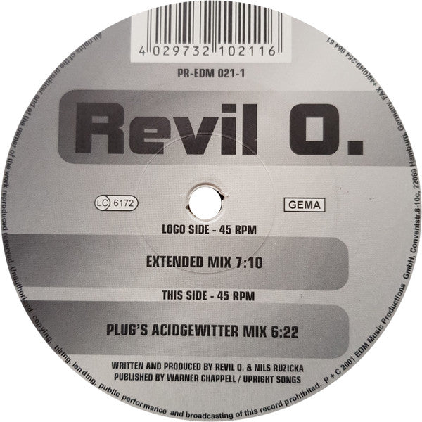 Revil O : Witness 2001 (12")
