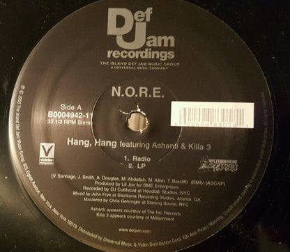 N.O.R.E. : Hang, Hang (12")