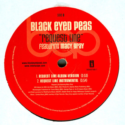 Black Eyed Peas : Request Line (12")