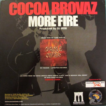 Cocoa Brovaz : More Fire (12")