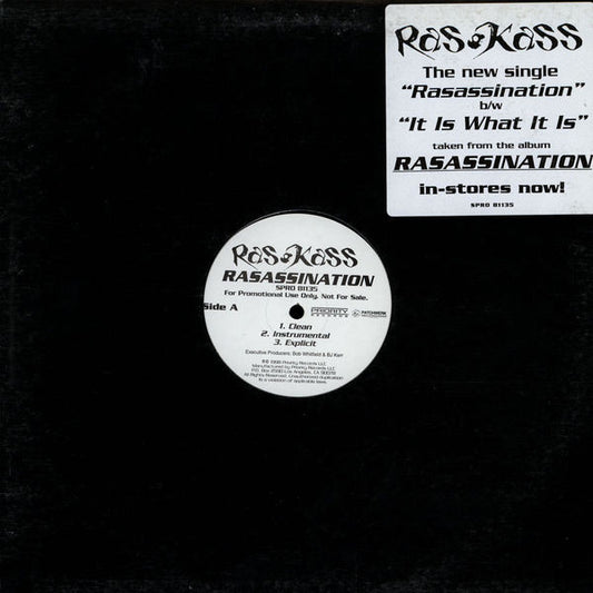 Ras Kass : Rasassination / It Is What It Is (12", Promo)