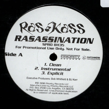 Ras Kass : Rasassination / It Is What It Is (12", Promo)