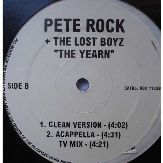 Pete Rock & The Lost Boyz* : The Yearn (12", Unofficial)
