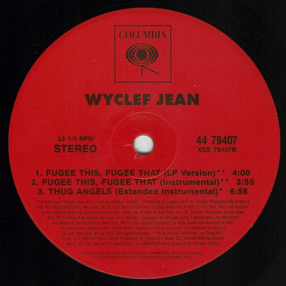 Wyclef Jean : Thug Angels (12")