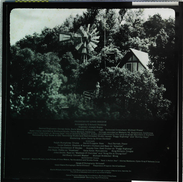 Paul Parrish : Song For A Young Girl (LP, Album, Promo)