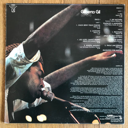 Gilberto Gil : Ao Vivo (2xLP, Album, Promo, Gat)