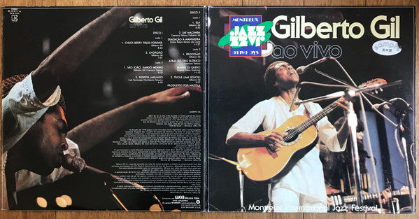 Gilberto Gil : Ao Vivo (2xLP, Album, Promo, Gat)