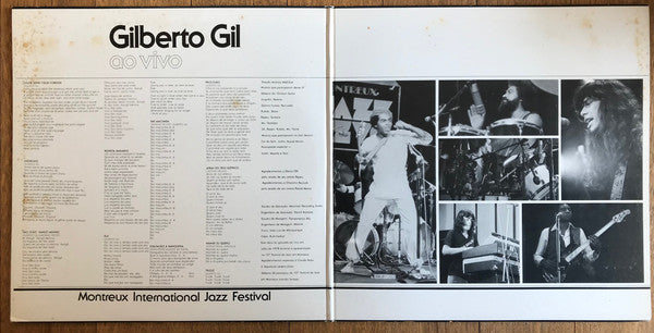 Gilberto Gil : Ao Vivo (2xLP, Album, Promo, Gat)