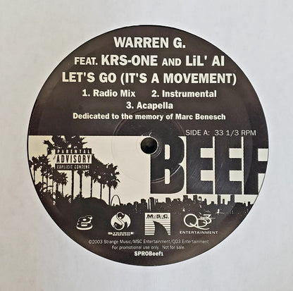 Warren G : Let's Go  (12")