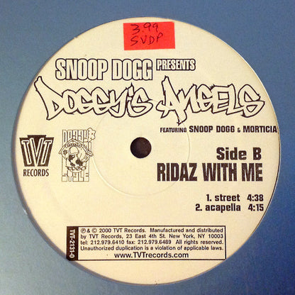 Snoop Dogg Presents Doggy's Angels Feat Morticia : Ridaz With Me (12", Single)