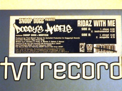 Snoop Dogg Presents Doggy's Angels Feat Morticia : Ridaz With Me (12", Single)