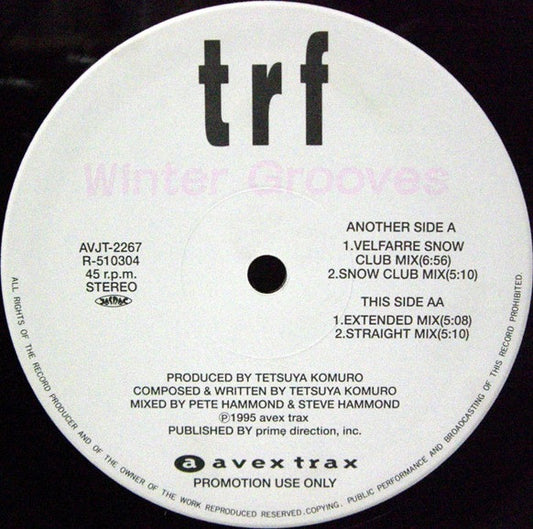 TRF : Winter Grooves (12", Promo)