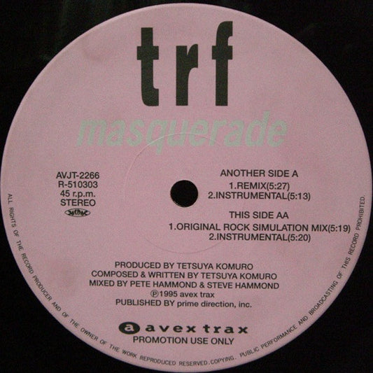 TRF : Masquerade (12", Promo)